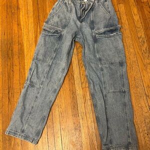 Women’s Grey Cargo Pants